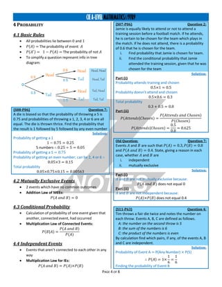 Cie As Maths 9709 Statistics1 V2 Znotes 2 Pdf Cie As Maths 9709 Statistics1 V2 Znotes 2 Pdf