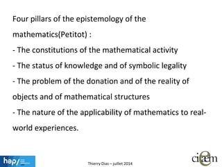 Mathematics and reality - Cieaem-Dias | PPT