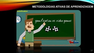 27
https://www.youtube.com/watch?v=erXMer7VIs4
Gamification
METODOLOGIAS ATIVAS DE APRENDIZAGEM
 