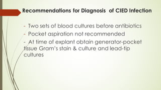 CIED Infections: Incidence, Diagnosis, Microbiology and Prognosis | PDF
