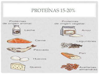 PROTEÍNAS 15-20%

 