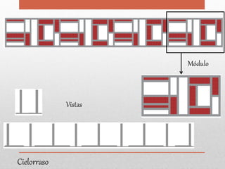 Cielorraso
Módulo
Vistas