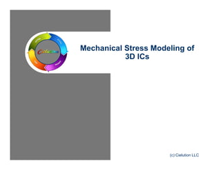 Mechanical Stress Modeling of 
3D ICs 
(c) Cielution LLC 
 