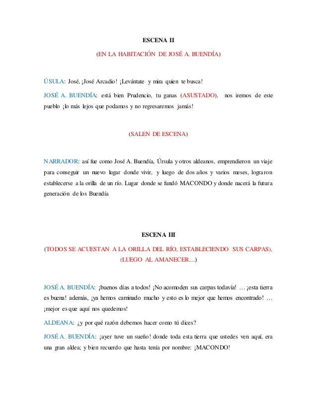 Cien años de soledad (obra de teatro)