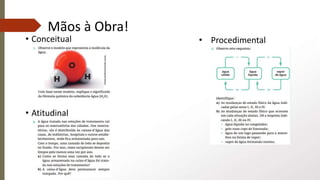 Mãos à Obra!
• Conceitual
• Atitudinal
• Procedimental
 