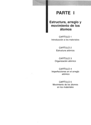 Ciencia e Ingenieria de los Materiales