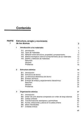 Ciencia e Ingenieria de los Materiales