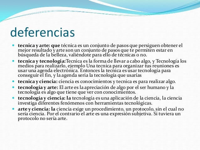 Cual Es La Diferencia Entre Tecnologia Ciencia Y Tecnica