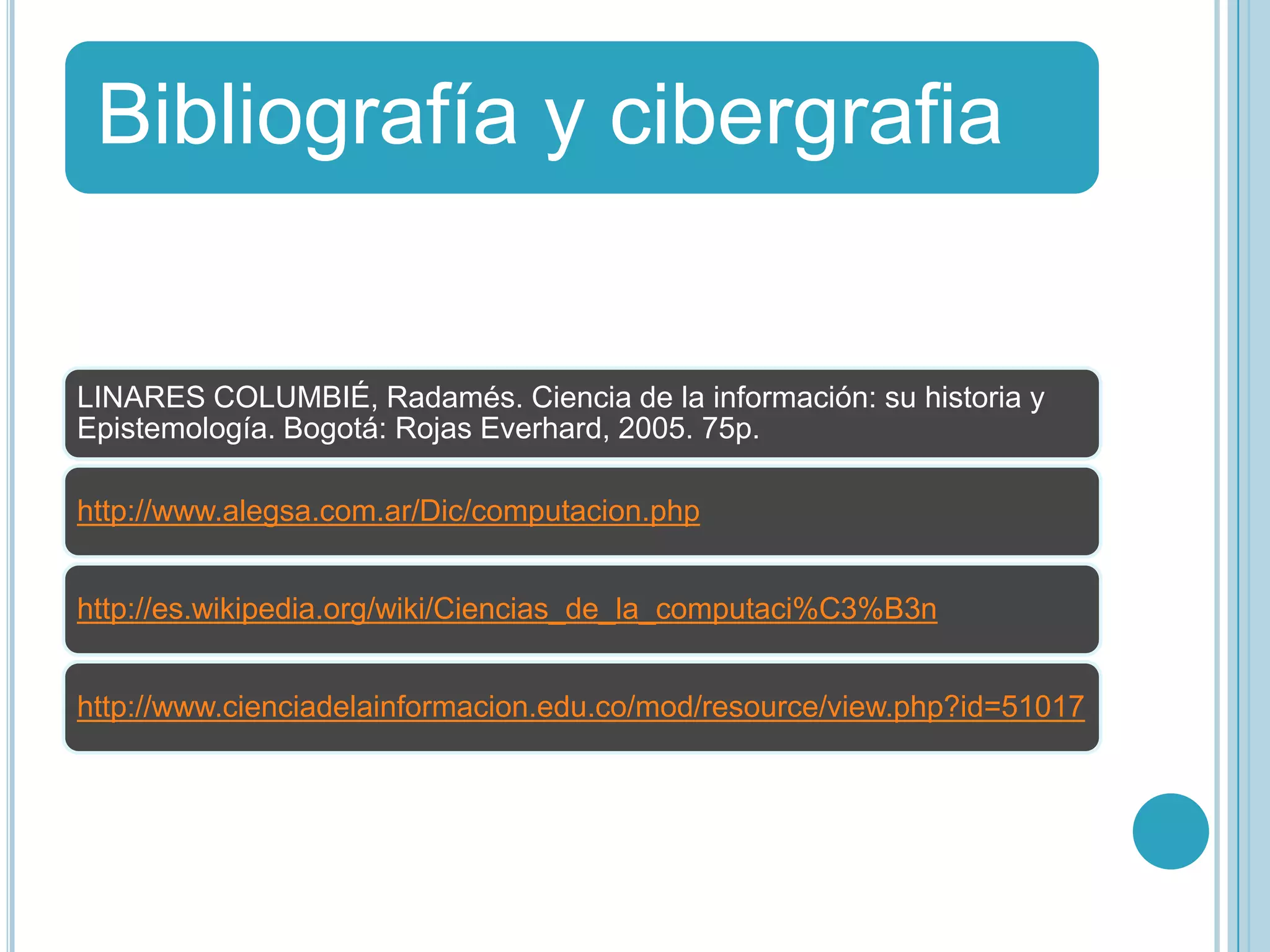 Ciencia de la información | PPTX