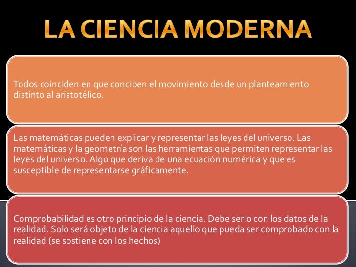 Ciencia moderna
