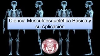 Ciencia Musculoesquelética Básica y
su Aplicación
 