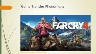 Game Transfer Phenomena
https://youtu.be/wRd1hwXfbZA
 