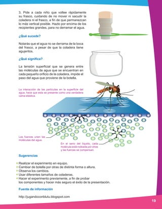Ciencia preescolar manual experimentos 