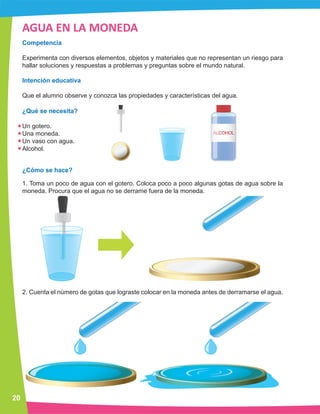 Ciencia preescolar manual experimentos 
