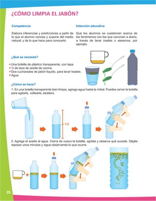 Ciencia preescolar manual experimentos 