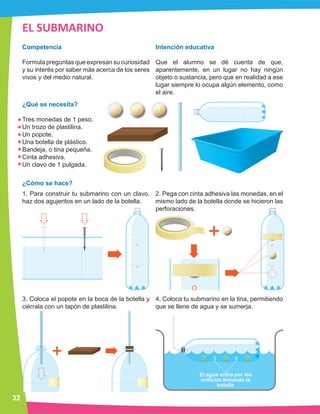 Ciencia preescolar manual experimentos 