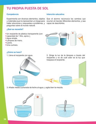 Ciencia preescolar manual experimentos 