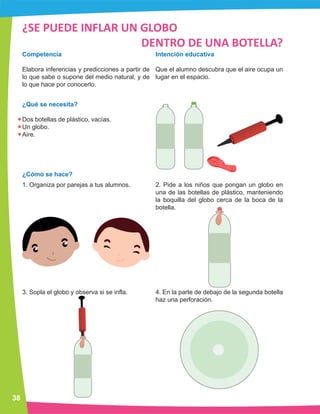 Ciencia preescolar manual experimentos 