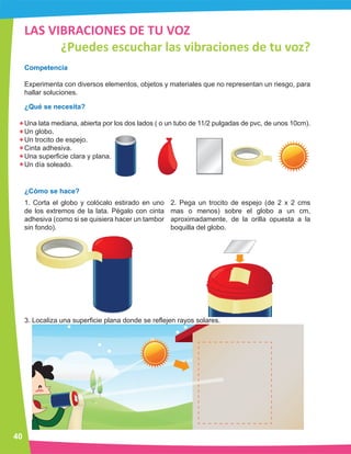 Ciencia preescolar manual experimentos 