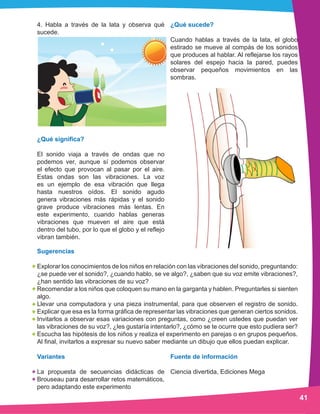 Ciencia preescolar manual experimentos 