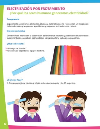 Ciencia preescolar manual experimentos 