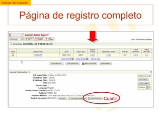 Índices de Impacto

Página de registro completo

Cuartil

 