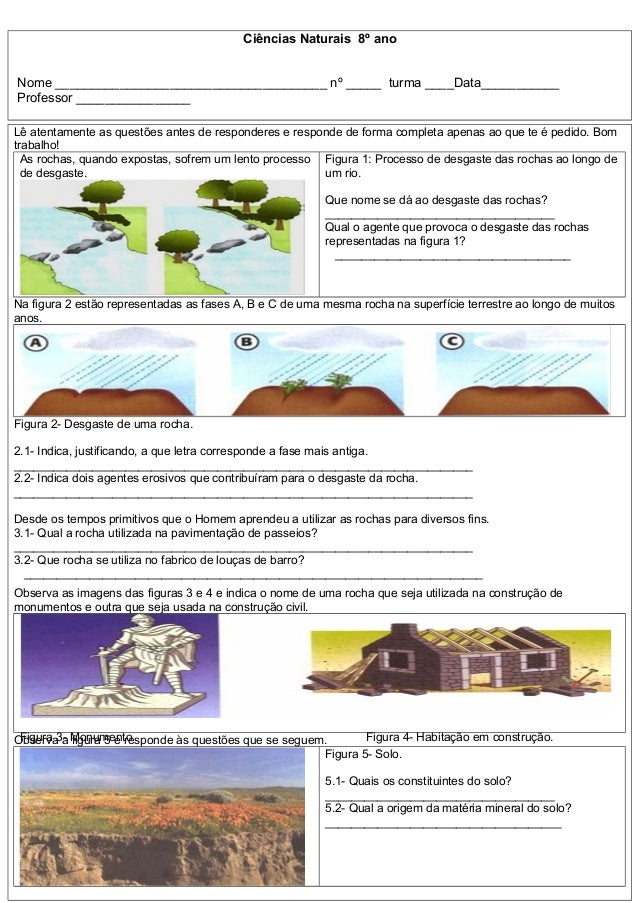 Ciências Naturais 8º ano
Nome ______________________________________ nº _____ turma ____Data___________
Professor ________...