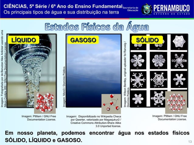 Ciencias os principais tipos de agua e sua distribuicao na terra | PPT ...