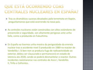 Non é competitiva. Si se quixera producir toda a enerxía eléctrica mundial por medios nucleares, habería que construír 2 centrales cada semana durante 50 anos. E os seus elevados costes de capital supoñen o 75% do coste total de kWh nuclear.