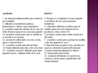 cosméticos y maquillaje