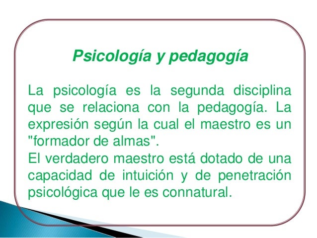 Ciencias auxiliares de la pedagogia