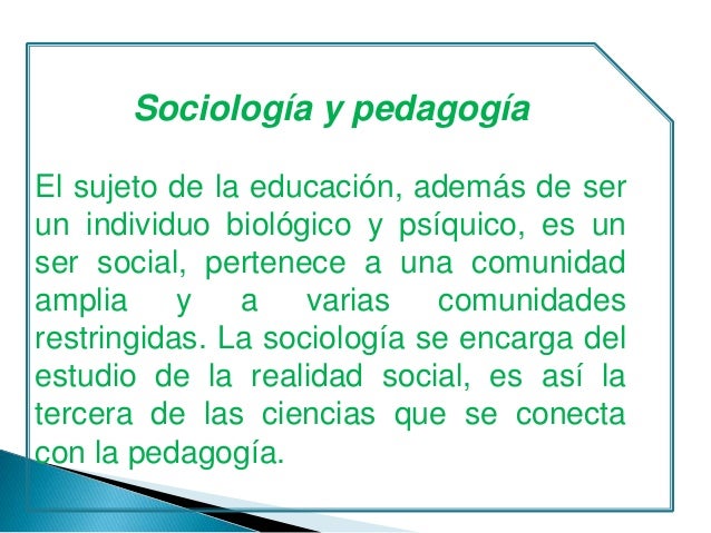 Ciencias auxiliares de la pedagogia
