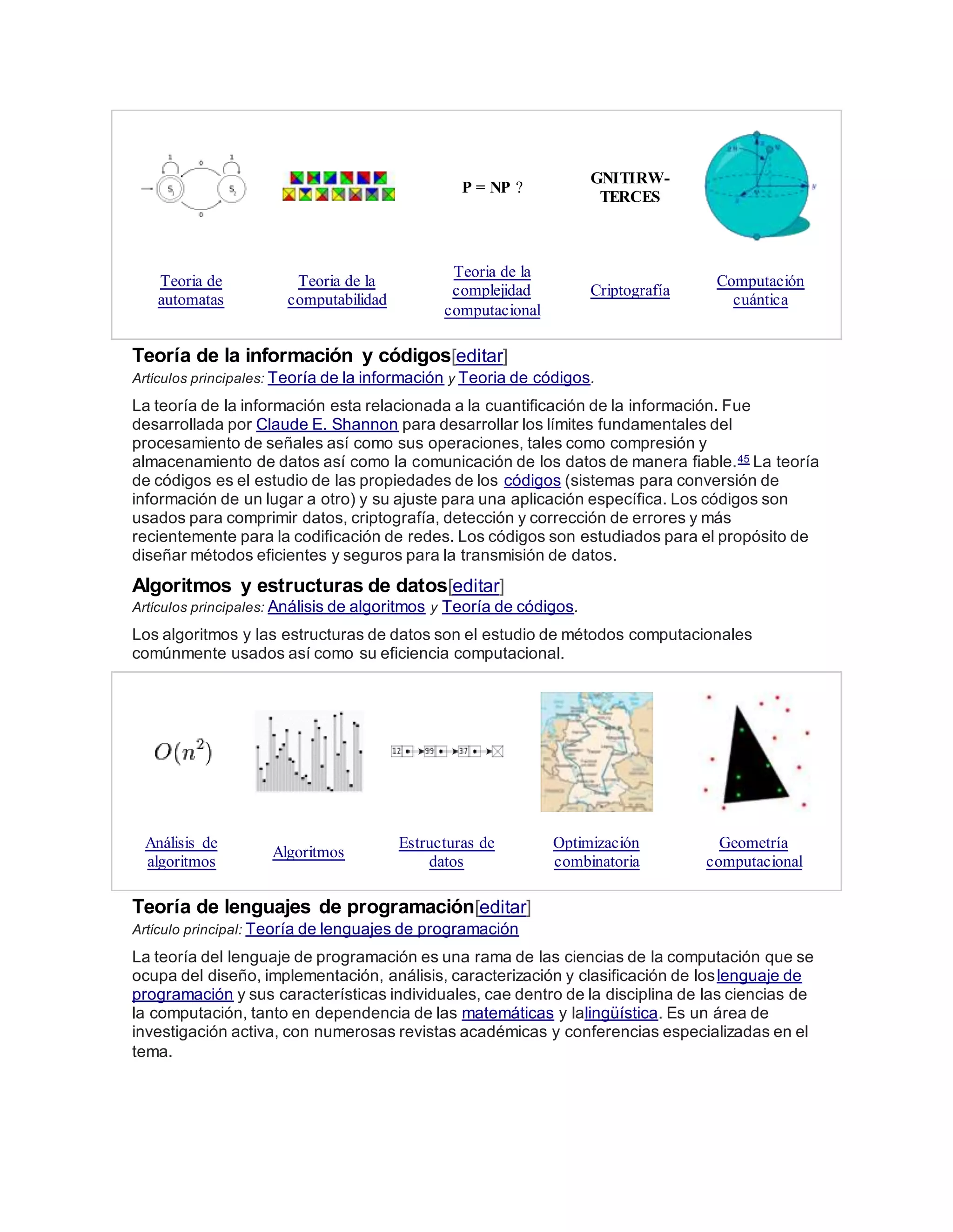 Ciencias de la computación | PDF
