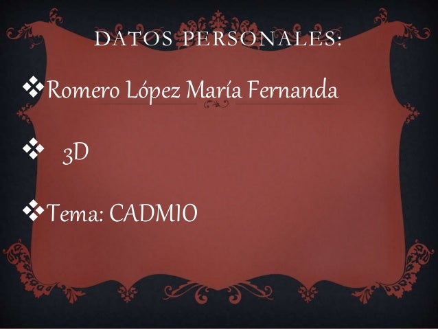 Cadmio