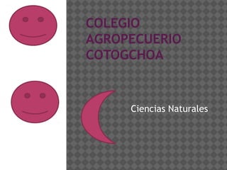 COLEGIO
AGROPECUERIO
COTOGCHOA

Ciencias Naturales

 