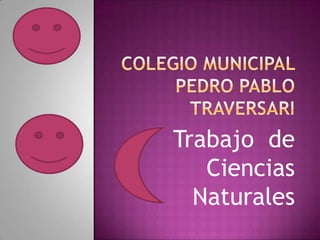 Trabajo de
Ciencias
Naturales