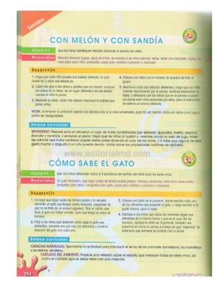 Ciencias para preescolar