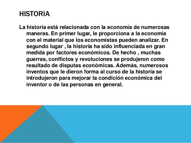 Ciencias que se relacionan con la economia