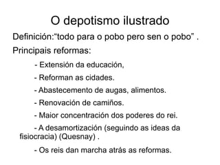 Transformacións sociais Nobreza: 