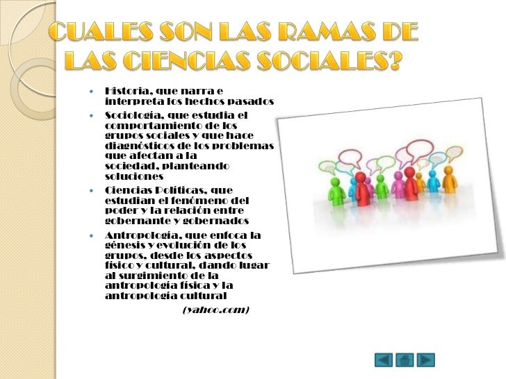Ciencias sociales
