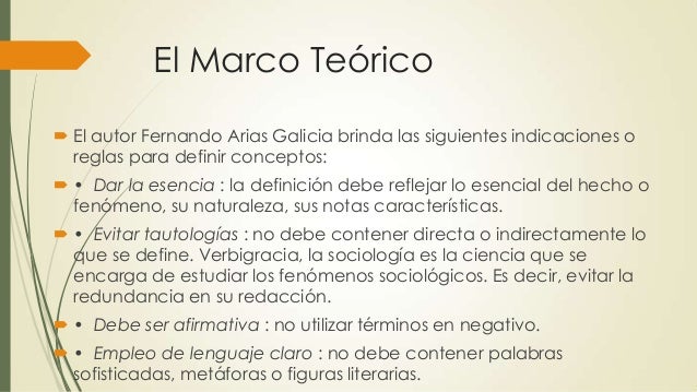 El Marco Teórico y Definición de Hipótesis
