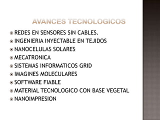 NANOTECNOLOGIA MOLECULAR Y SENSORES.