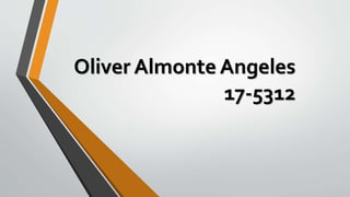 Oliver Almonte Angeles
17-5312
 