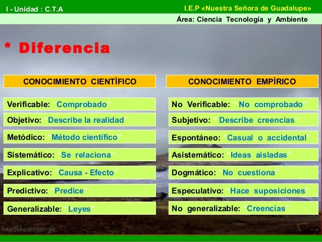 Ciencia y conocimiento