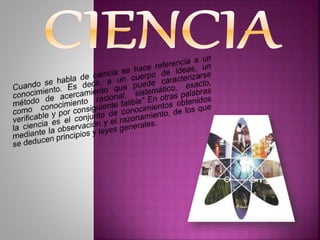 Ciencia y tecnología | PPTX
