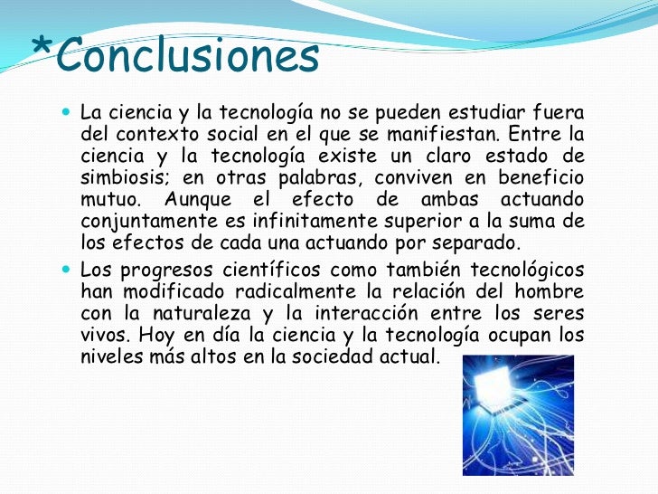Ciencia y tecnología