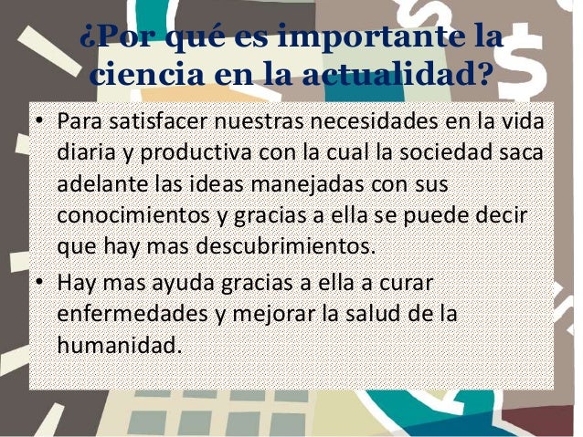 Ciencia y tecnologia