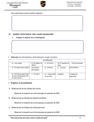 CIENCIA Y TECNOLOGIA 2. SEXTO DE PRIMARIA EDUCACION - TRUJILLO | PDF