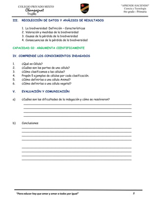 CIENCIA Y TECNOLOGIA 2. SEXTO DE PRIMARIA EDUCACION - TRUJILLO | PDF