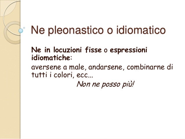 Che Cosa Significa La Parola Pleonastico